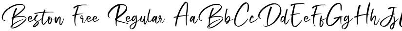 Beston Free font download