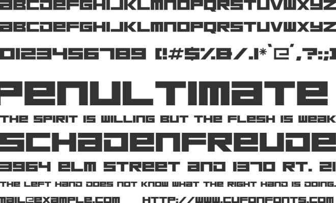 Gameplaya font preview