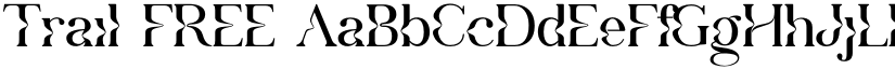 Trail FREE font