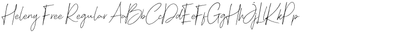 Heleny Free Regular font