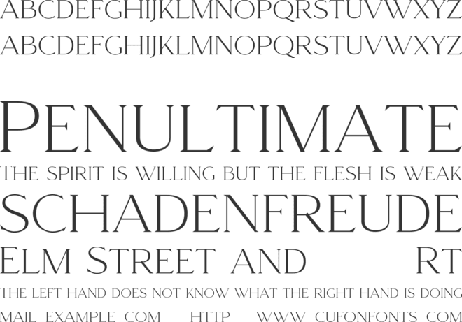 Gamour Free font preview