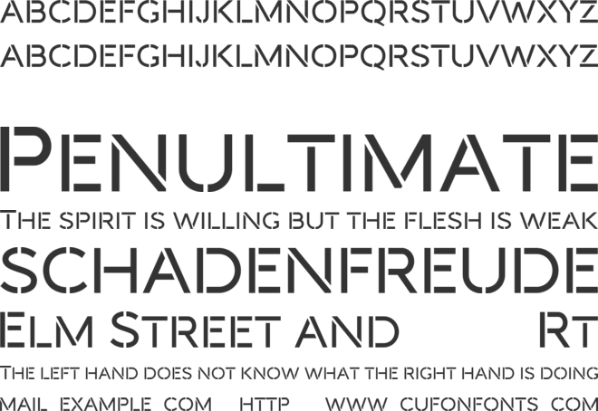 Darbots font preview