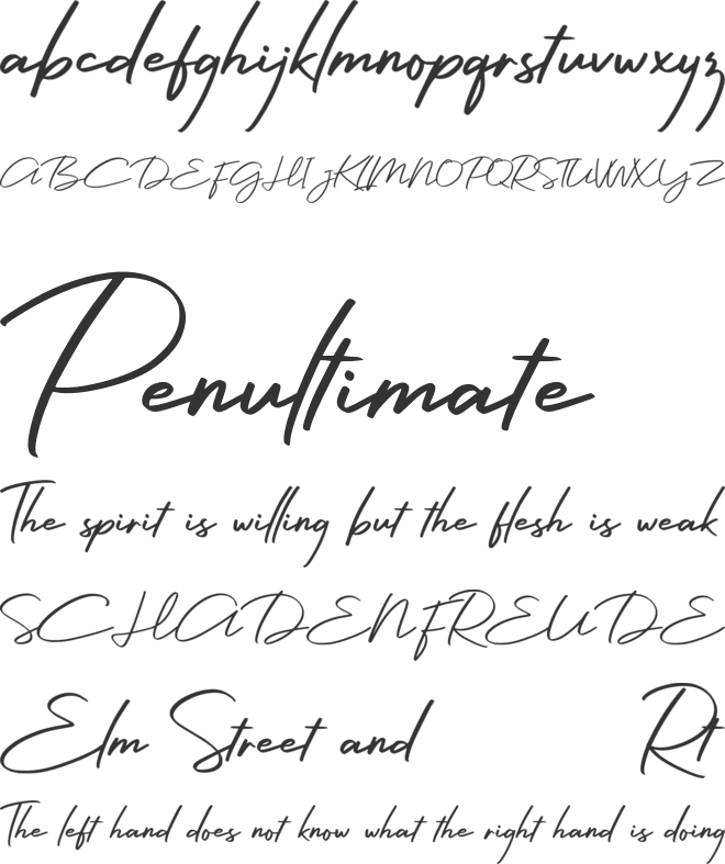 Colbiac font preview