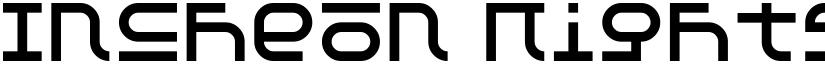 Incheon Nights Regular font