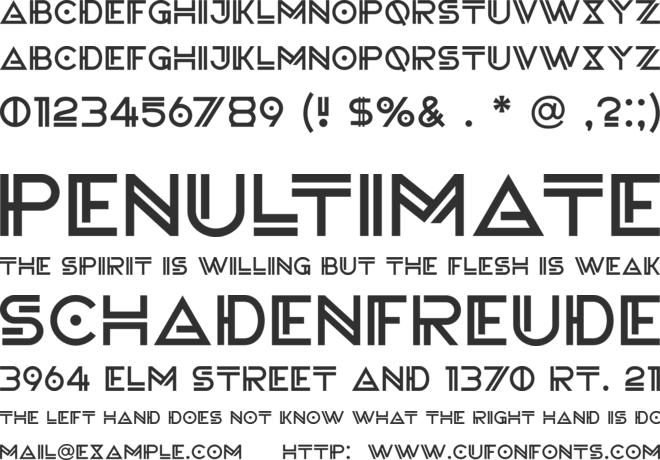 Objectis font preview