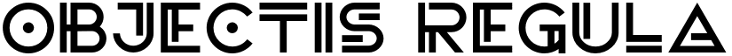 Objectis Regular font