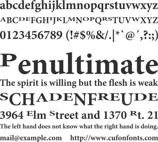 DreamWorks Serif font preview