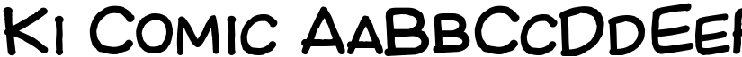 Ki Comic font