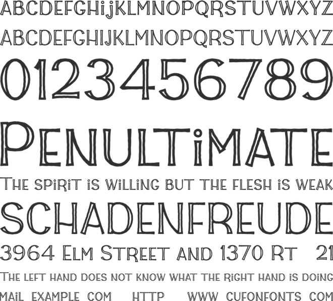 Witchkin font preview
