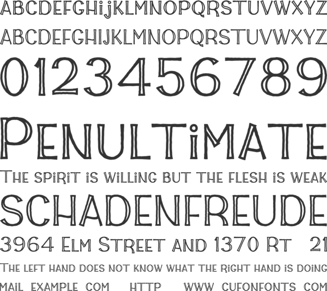 Witchkin font preview