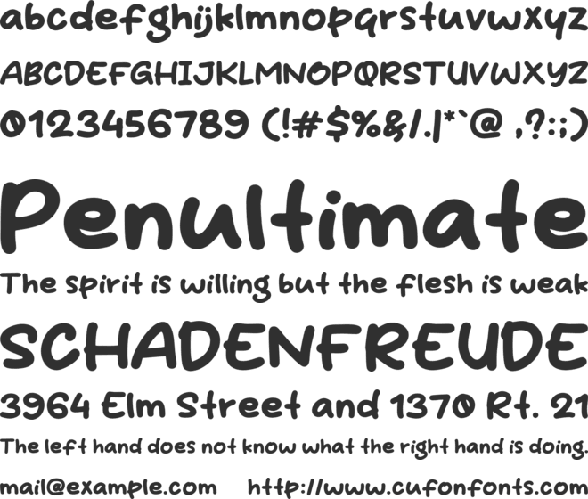 Best Sugar font preview