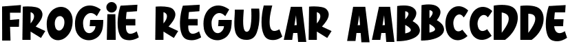 Frogie Regular font