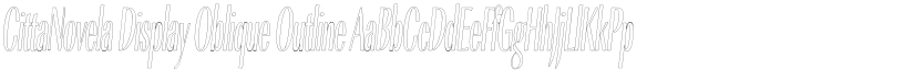 CittaNovela font download