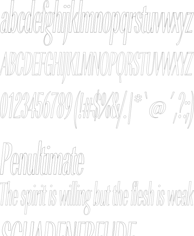 CittaNovela font preview
