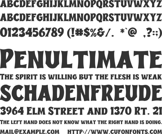 jackler West font preview