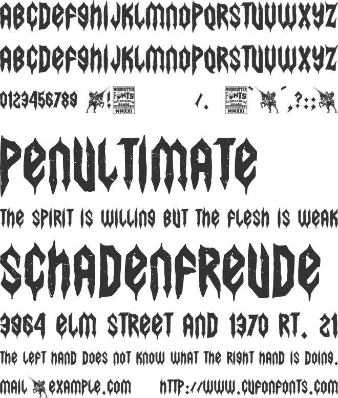 (Burgos Invictus) font preview