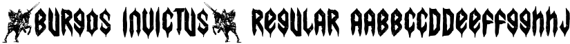 (Burgos Invictus) font download