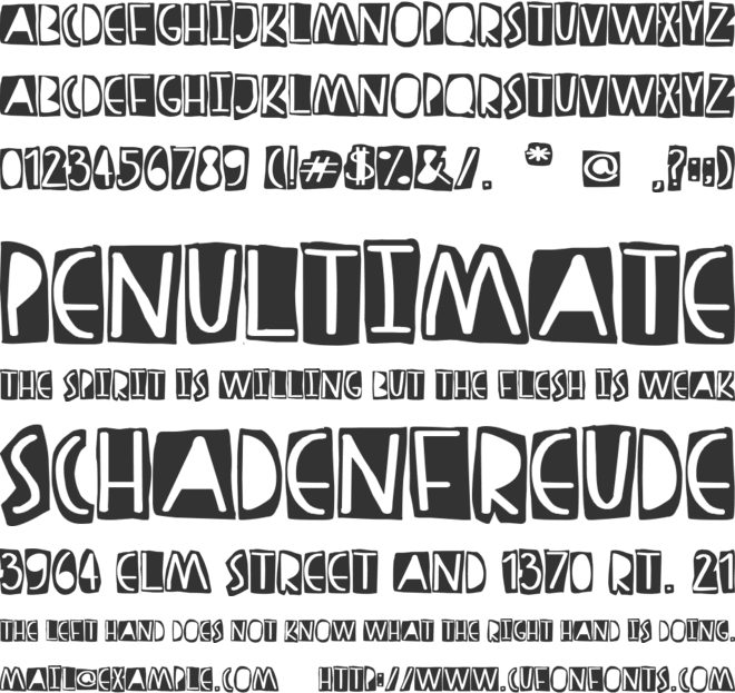 Tarraco Nacional font preview