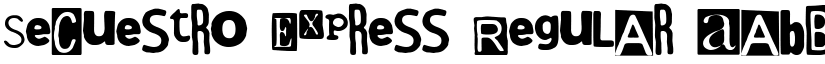 Secuestro Express font download