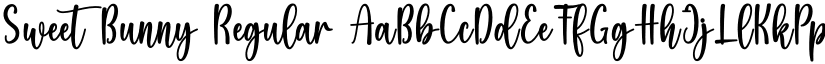 Sweet Bunny Regular font