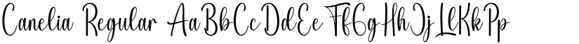 Canelia font download