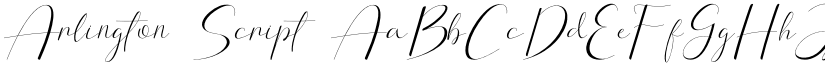Arlington Script font