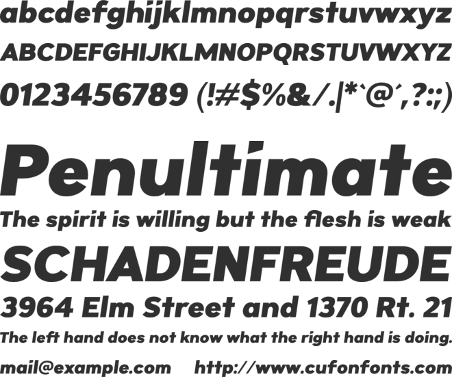 Gelitte font preview