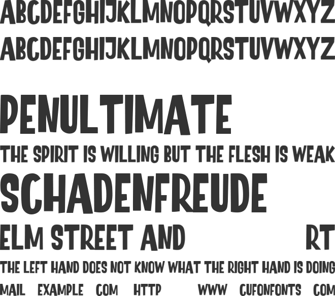 Loskatos Free font preview