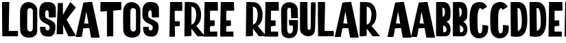 Loskatos Free font download