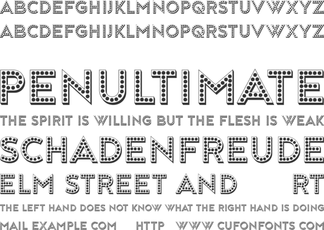 La Cocotte font preview