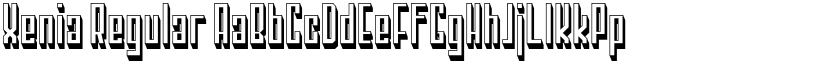 Xenia Regular font