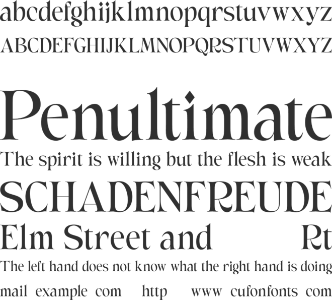 Marbley Free font preview