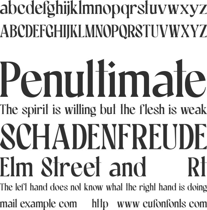 Magely Free font preview