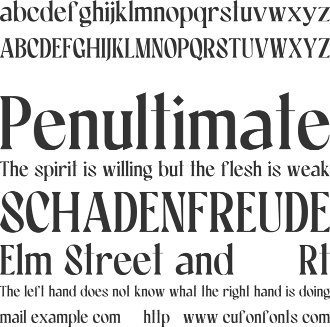 Magely Free font preview