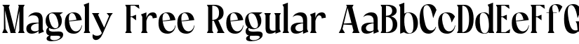 Magely Free Regular font