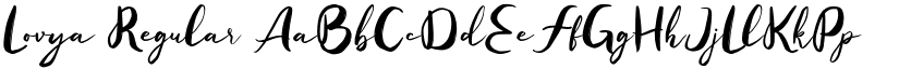 Lovya Regular font