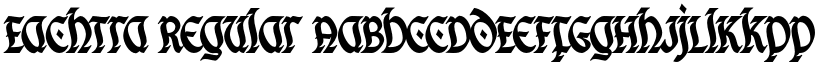 Eachtra Regular font