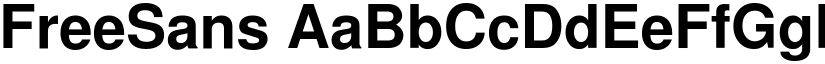 FreeSans font