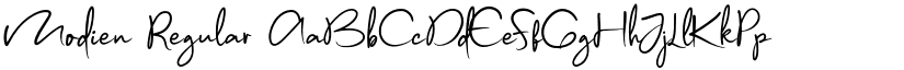 Modien Regular font