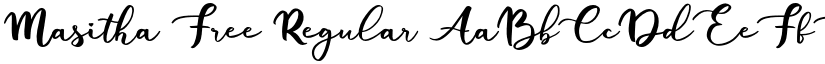 Masitha Free Regular font
