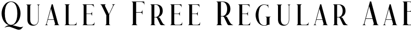 Qualey Free Regular font