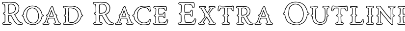 Road Race Extra font download