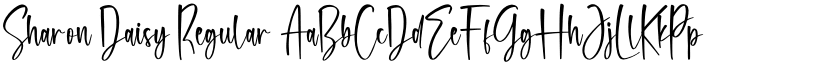 Sharon Daisy Regular font