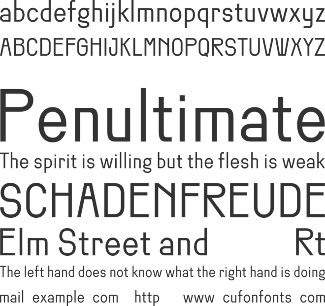 Remond Free font preview