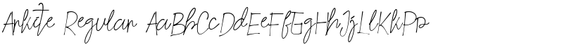 Arkite Regular font