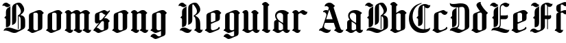 Boomsong font download