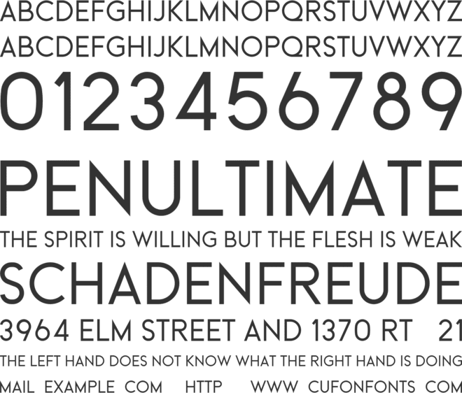 Beckman font preview