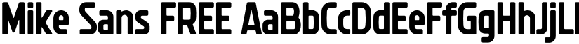 Mike Sans FREE font