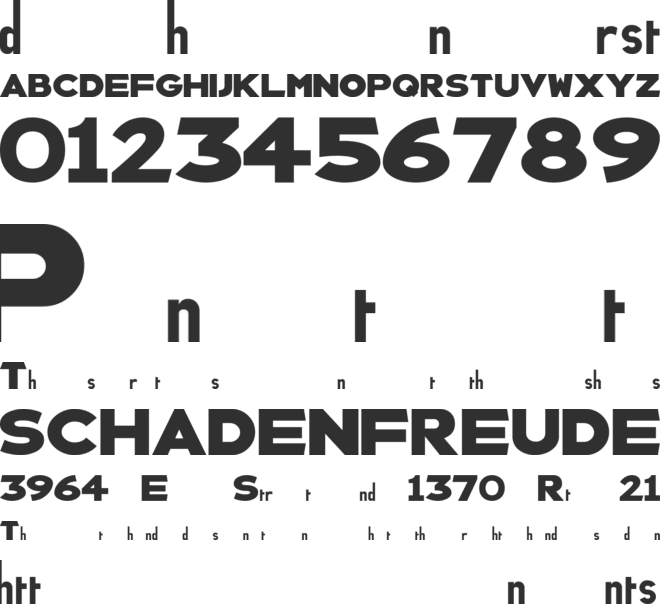 20th Century Fox font preview