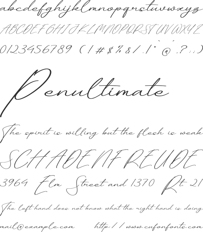 Antthony Hatfield font preview